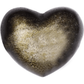 Gold Obsidian Heart