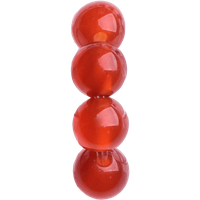 Red Agate Rondelle