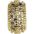 Gold CZ Wheel