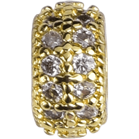 Gold CZ Wheel
